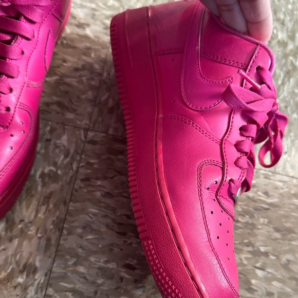 Nike Women's Pink Air Force 1s - Picture 4 of 9